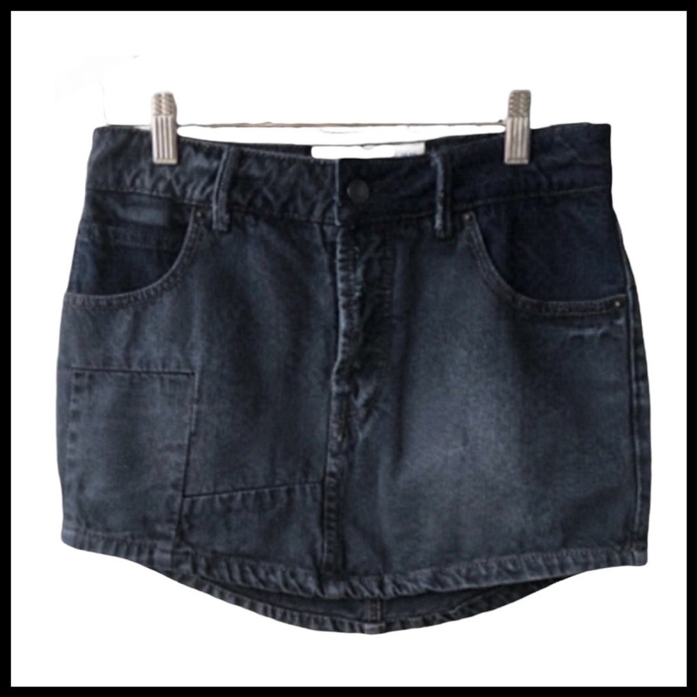 FREE PEOPLE Denim Mini Skirt